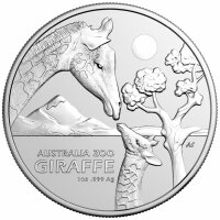 Australien 1 Dollar 2024 - Australia Zoo #5 - Giraffe- 1 oz.*