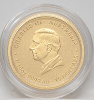 Australien 15 Dollar 2025 - Jahr der Schlange - 1/10 Unze Gold