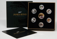 Tuvalu 4 Dollar 2024 - James Bond - 7  Coin Collection*