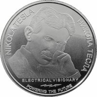 Serbien 100 Dinar 2024 - Nikola Tesla #10 - Hydroelectric Power - Niagara Falls