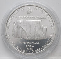 Serbien 100 Dinar 2024 - Nikola Tesla #10 - Hydroelectric...