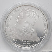 Serbien 100 Dinar 2024 - Nikola Tesla #10 - Hydroelectric...