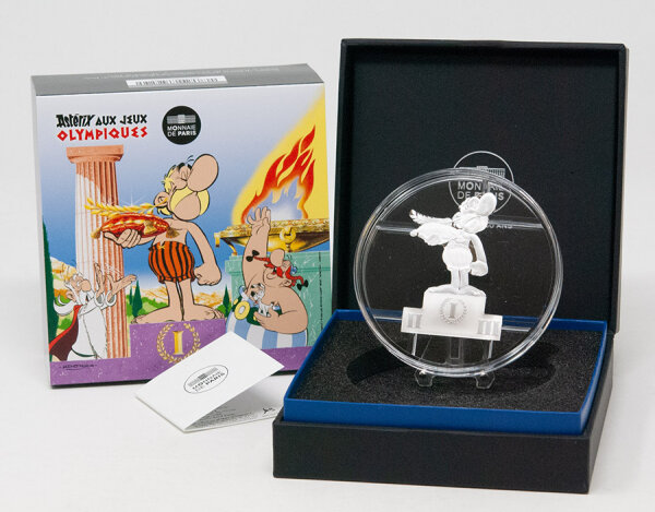 Frankreich 10 Euro 2024 - Asterix bei den olympischen Spielen - Special Shaped