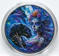 Mexiko Libertad 2023 - Dia de los Muertes - 1 oz. Silber - coloriert