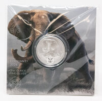 Südafrika 5 Rand 2024 - Big Five III. Serie - #1 - Elefant- 1 Unze Silber BU