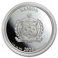 Samoa 5 Dollar 2024 - DC Super Heroes #7 - The Joker...