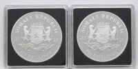 Somalia 2 x 100 Shillings 2025 - Elefant - Day & Night Satz