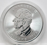 Kanada 5 Dollar 2025 - Treasured Maple Leaf - Lunar Schlange - 1 oz. Silber