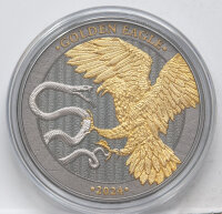 Malta 5 Euro 2024 - Golden Eagle - 1 oz Silber - coloriert