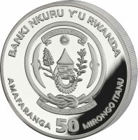 Ruanda 2025 50 RW Francs - African Ounce - Kampfadler - PP