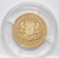 Somalia 100 Shilling 2025 - Elefant  - 1/10 Unze Gold