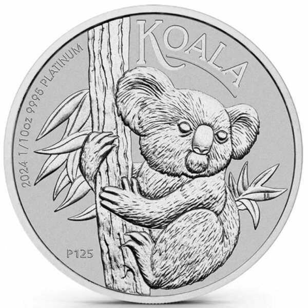 Australien 15 Dollar 2024 - Koala - 1/10 oz. Platin*