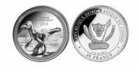 Kongo 20 Francs 2024 - Prehistoric Life II - #3 - Utahraptor