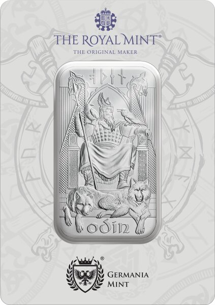 Großbritannien Royal Mint - 2024 - Norse Gods #1 - Odin - 1 oz. Silber Barren