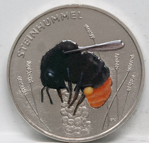 Deutschland 5 Euro 2024 - Wunderwelt Insekten #9 - Steinhummel*