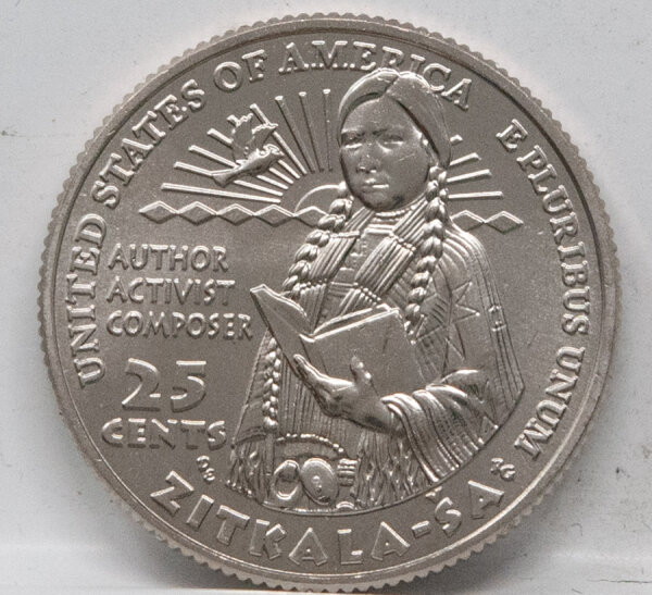 USA 25 Cent 2024 - American Women Quarter #10 - Zitkala Sa - D*