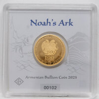 Armenien 100 Dram 2025 - Arche Noah - 1 gramm Gold