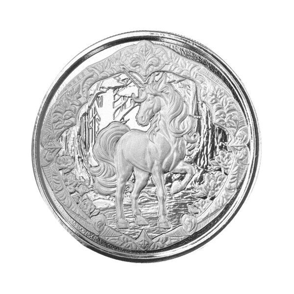 Fiji Half Dollar 2024 - Unicorn - prooflike - 1/2 Unze Silber