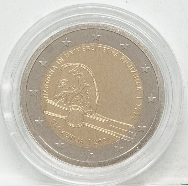 Slowenien 2 Euro 2024 - Nationalbibliothek - PP