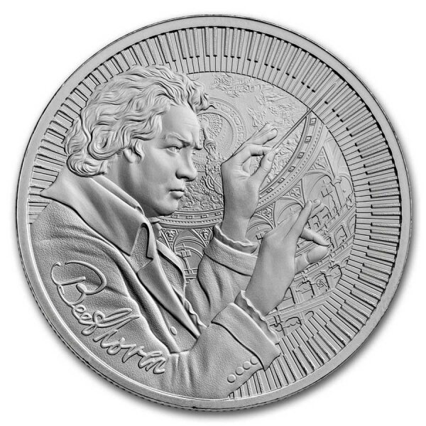 Niue 2 Dollar 2024 - Icons of Inspiration #10 - Ludwig van Beethoven - 1 oz.