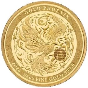 Niue 50 Dollar 2025 - Phoenix - 1/4 oz. Gold