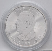 Kanada 5 Dollar 2025 - Maple Leaf - 1 oz. Silber