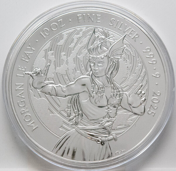 Großbritannien 10 Pfund 2025 - Myths & Legends - Morgan Le Fay - 10 oz.