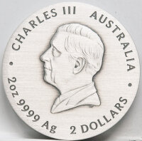 Australien 2 Dollar 2025 - Jahr der Schlange - antique finish