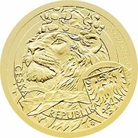 Niue 5 Dollar 2025 - Czech Lion - 1/25 oz. Gold