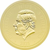 Niue 5 Dollar 2025 - Czech Lion - 1/25 oz. Gold