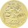 Niue 5 Dollar 2025 - Czech Lion - 1/25 oz. Gold