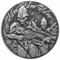 Samoa 2 Dollar 2024 - Alien Battle - 1 oz. Silber -...