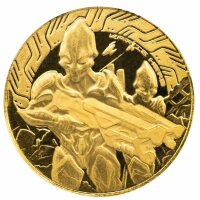 Samoa 5 Dollar 2024 - Alien Battle - 1/10 oz. Gold