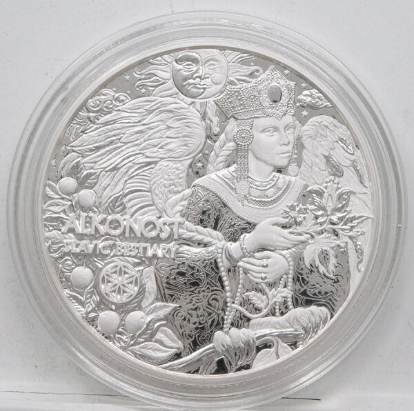 Kamerun 500 Francs 2025 - Slavik Bestiary #3 - Alkonost -  1oz Silber