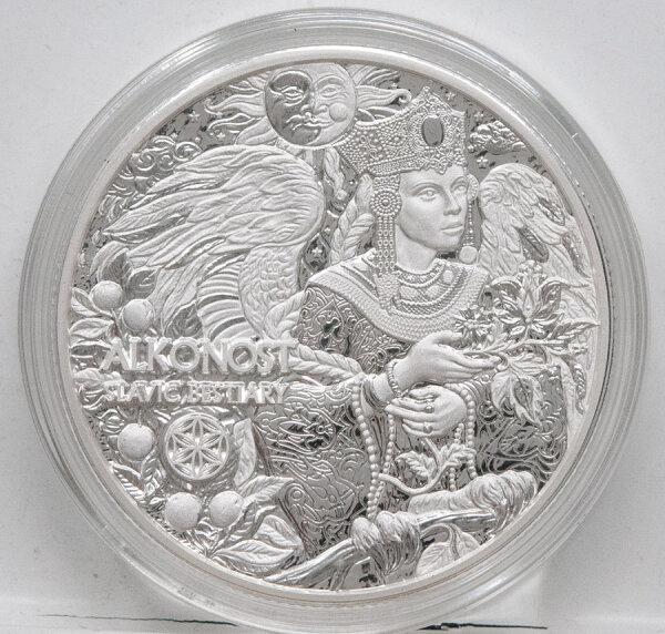 Kamerun 1.000 Francs 2025 - Slavik Bestiary #3 - Alkonost 2 oz Silber