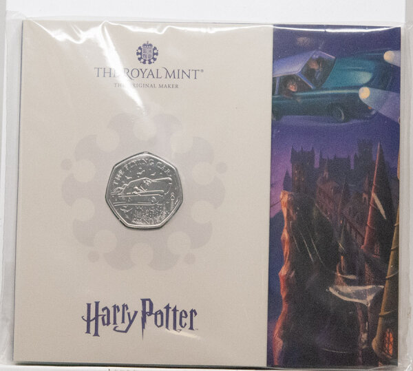 Großbritannien 50 Pence 2025 - Harry Potter - Flying Car
