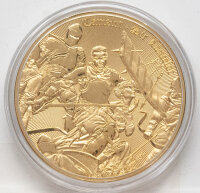 Niue 2 Dollar 2024 - Camelot Series #2 - Sir Lancelot  - vergoldet im Blister