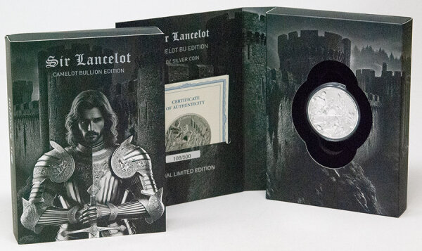 Niue 2 Dollar 2024 - Camelot Series #2 - Sir Lancelot  - BU im Blister