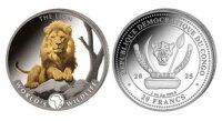 Kongo 20 Francs 2025 - World´s Wildlife - Löwe...