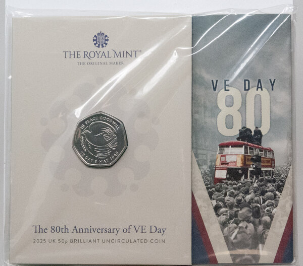 Großbritannien 50 Pence 2025 - VE Day