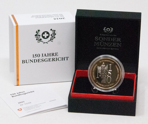 Schweiz 10 Franken 2025 - Bundesgericht - PP