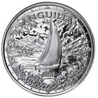 Anguilla EC8 - Regatta - 2 Dollar 2024 1 oz.