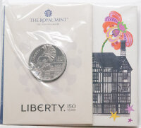 Großbritannien 5 Pfund 2025 - 150 Years Liberty BU