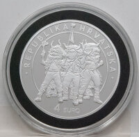 Kroatien 4 Euro 2025 - Halubje - 1 oz Silver