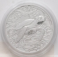 Pitcairn Islands 2025 - Ocean Wonders - Turtle - 1 Unze...