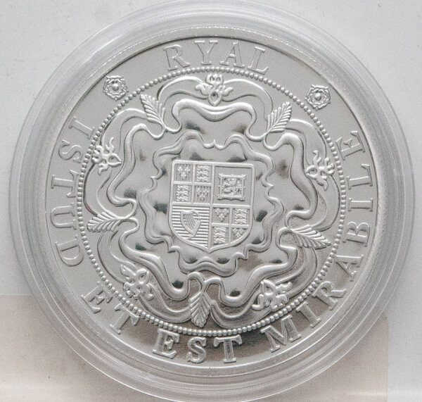 Falkland Islands 2025 - FI Rose - Ryal - 1 Unze Silber