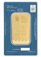 Großbritannien Royal Mint - Britannia - 50 g. Gold Barren