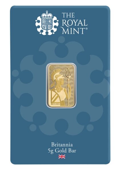 Großbritannien Royal Mint - Britannia - 5 g. Gold Barren