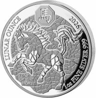 Ruanda 2026 50 RW Francs - Jahr des Pferdes - PP
