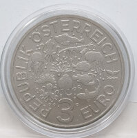 Österreich 3 Euro 2025 - Meereswelten - Serie #11 -  Nacktschnecke